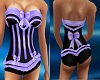 PHV Purple/Blk Corset