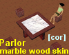 [cor] Parlor wood/marble
