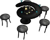 Black Spiral Table