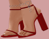 E* Red Heart Sandals