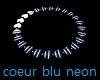 Coeur Piste Blue Neon