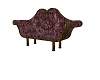 Victorian Sofa Plum