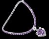 Silver Violet Necklaces