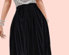 E* Long Black Skirt
