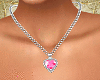 Silver Pink Heart
