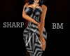 Bm Black & Gray Dress