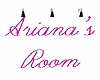 Ariana Room Sign