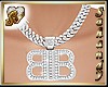 "S" BB SILVER CHAIN