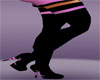 purple/blk kneehigh boot