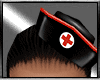 PVC Black Nurse Hat