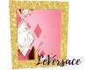 Pink and gold divider