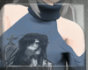 KAWAII BLUE GREY TOP