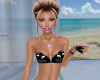 Black Latex Bralette Sm