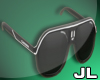 -JL- Glasses Black Snake