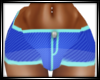 Del Blue Boy Shorts