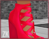 ZK| Ribbon Heels Red