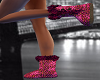 Pink Leopard Boots
