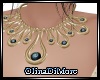 (OD) Blue swirl Necklace