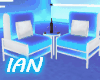 ♤ Neon Chairs Blue