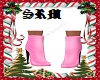 SRM*Christmas Boot Pink*