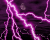 purple lightning boots