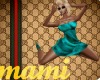 Turquoise dress xxl