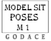 Model Sit Poses M 1