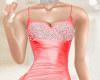 Silky Peach Coral Gown