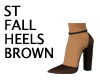 ST FALL HEELS BROWN