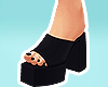 Black Block Sandals