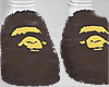 b ape slippers