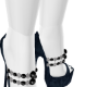 Black suede shoes