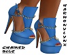 BLUE CHAINED HEELS