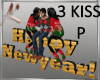 NEW YEAR SEATS 3 KISS P