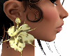 Gold Flower Earrings