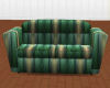 [O] Spiral Emerald Couch