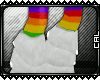[c] Rainbow Furry Boots