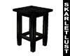 ♠Blacked End Table