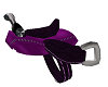 Saddle Purple studded 