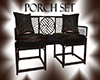 Two seater porch set