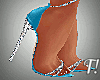 T! Blue Sequin Heels