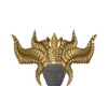 A| Gold Demon Horn Crown