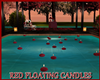 RED FLOATING CANDLES