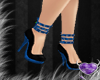 [DH]blue strapped heels