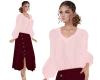 TF* Pink Sweater & Skirt