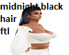 midnight black hair