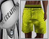 iQ Yellow Cargo Shorts