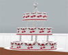 (srt)rose wedding cake