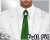 White Tux Green Tie