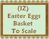 (IZ) Easter Eggs Basket 